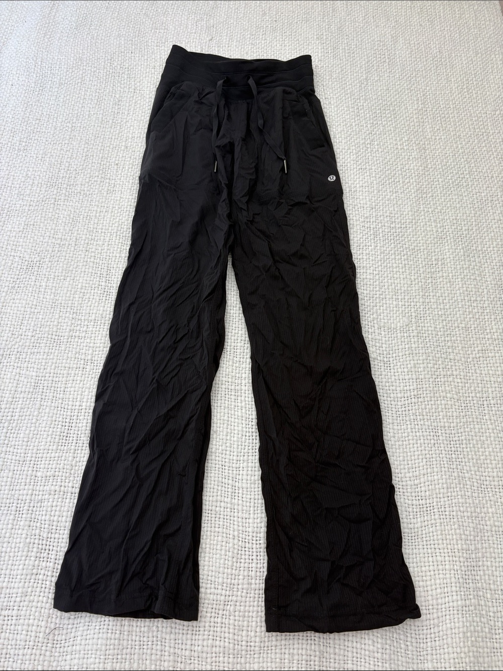 Lululemon black dance studio pants